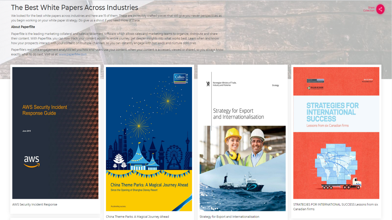 The Best White Papers Across Industries