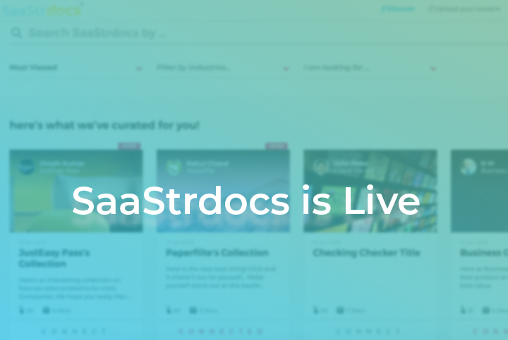 SaaStrdocs is live!
