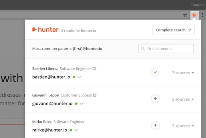 Hunter.io