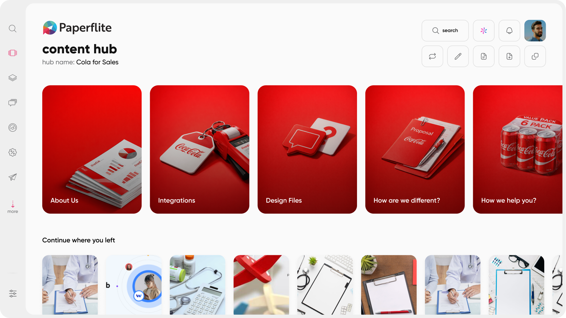 Paperflite Content hub