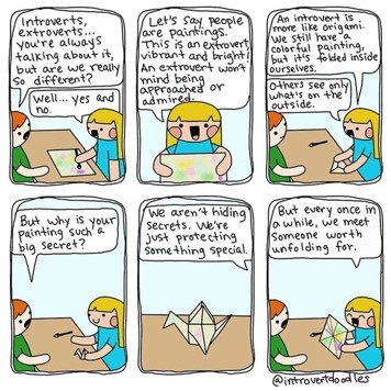 Comic on Origami_virtual team building activities_paperflite