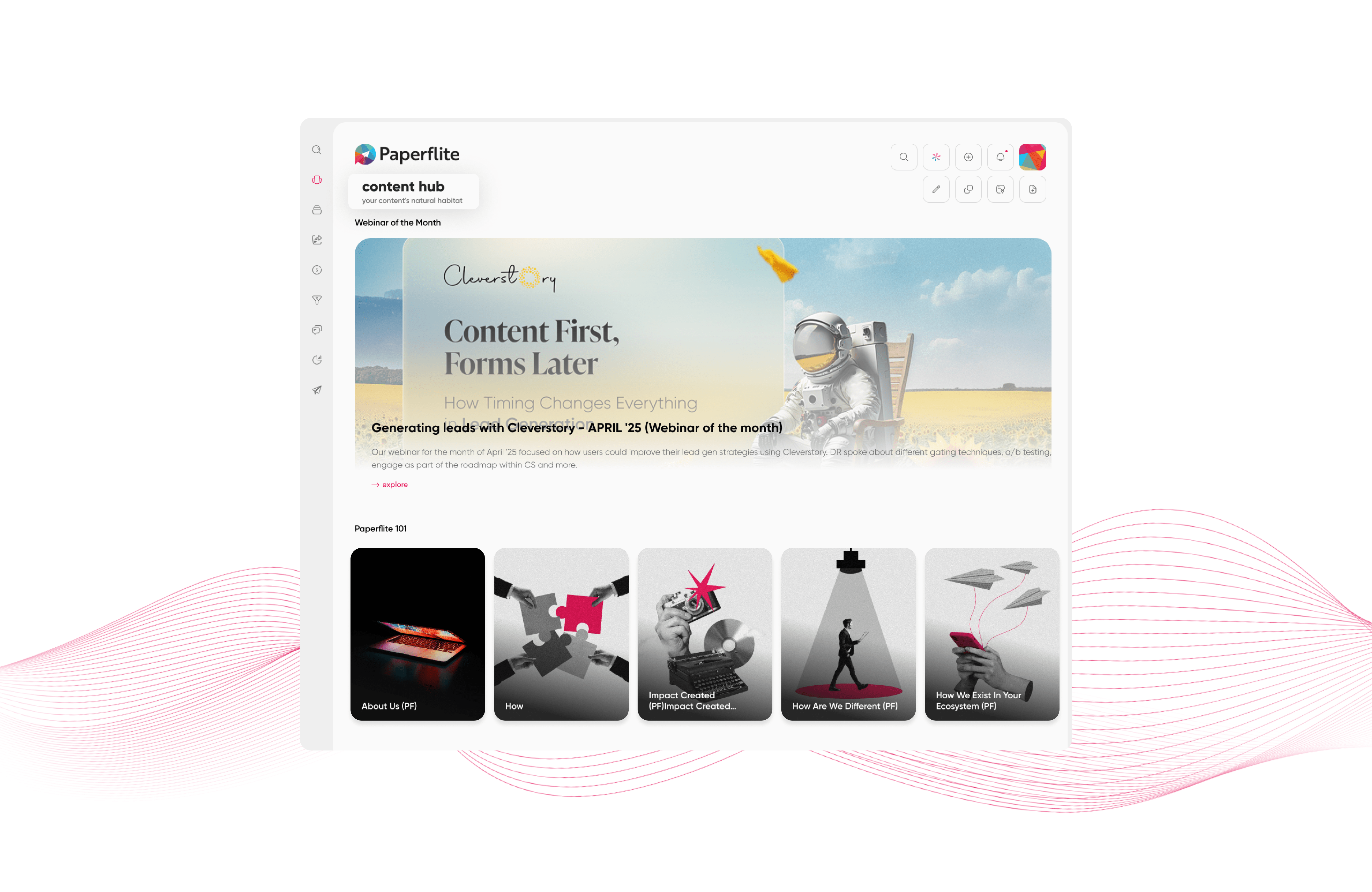 centralized content hub