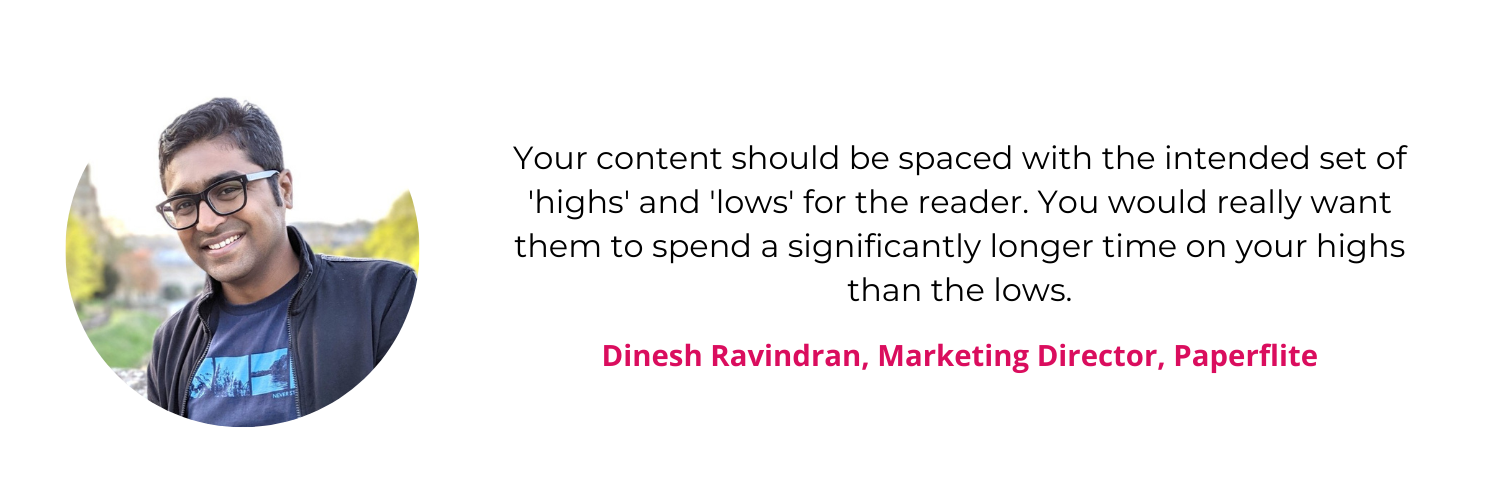 dinesh ravindran_paperflite_content experience_content marketing