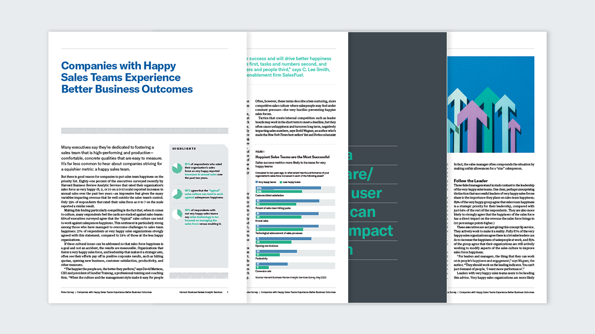 Happy Sales Teams Experiences for Happy Outcomes by Paperflite