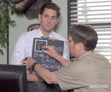 Jim and Dwight GIF