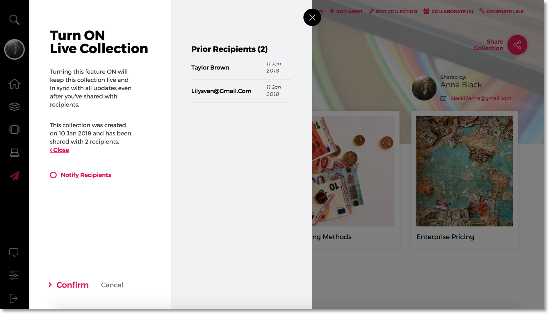 Live Collections