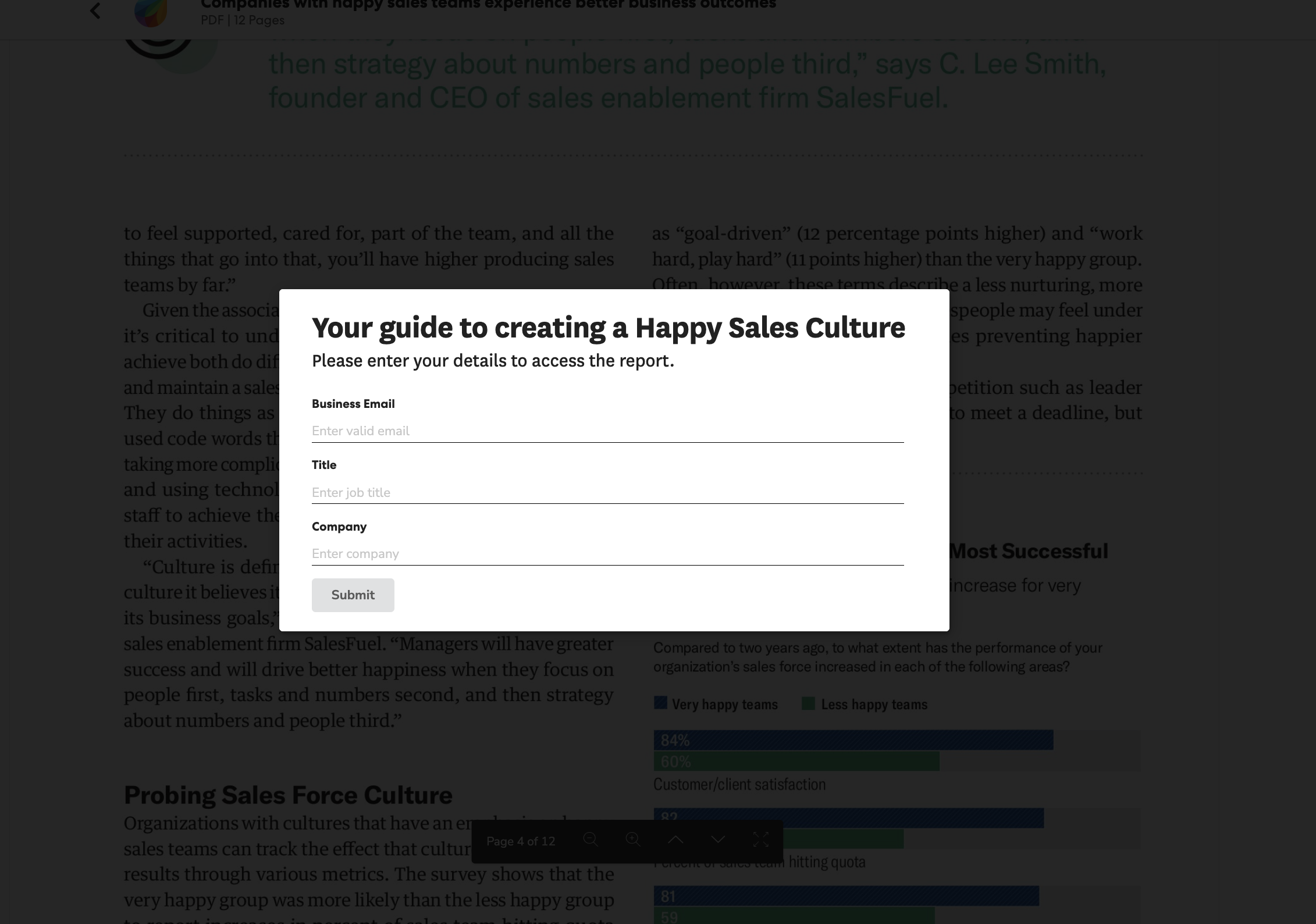 Creating a happy sales culture by Paperflite