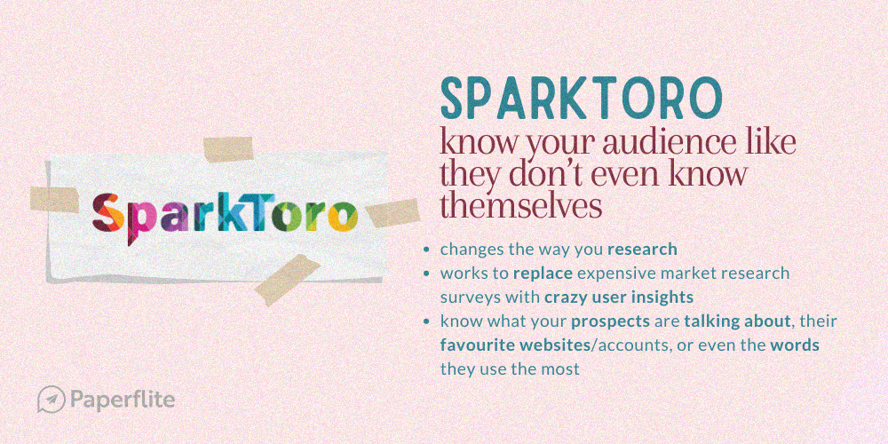 Summarising Sparktoro