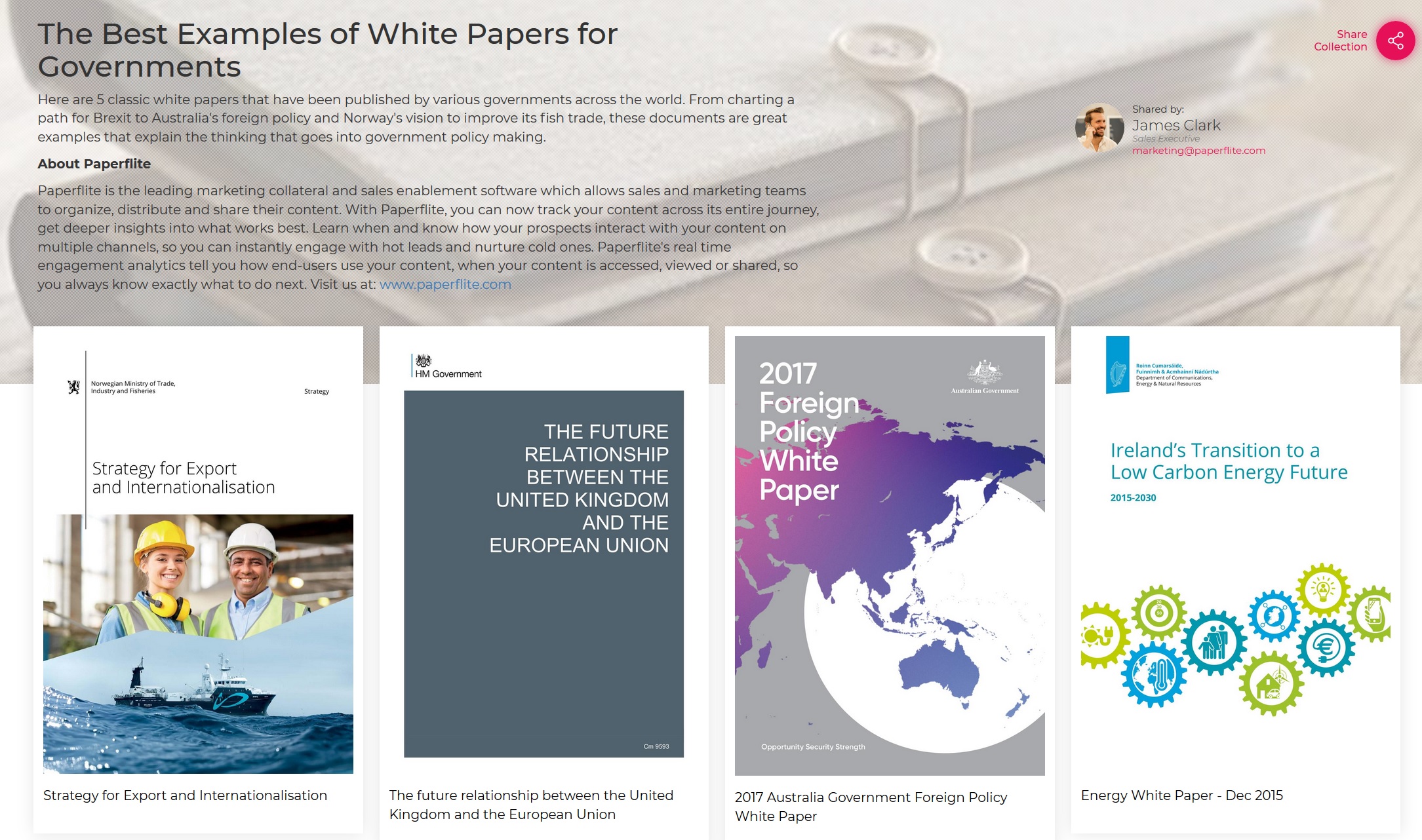 The Best WhitePaper Examples for Governments