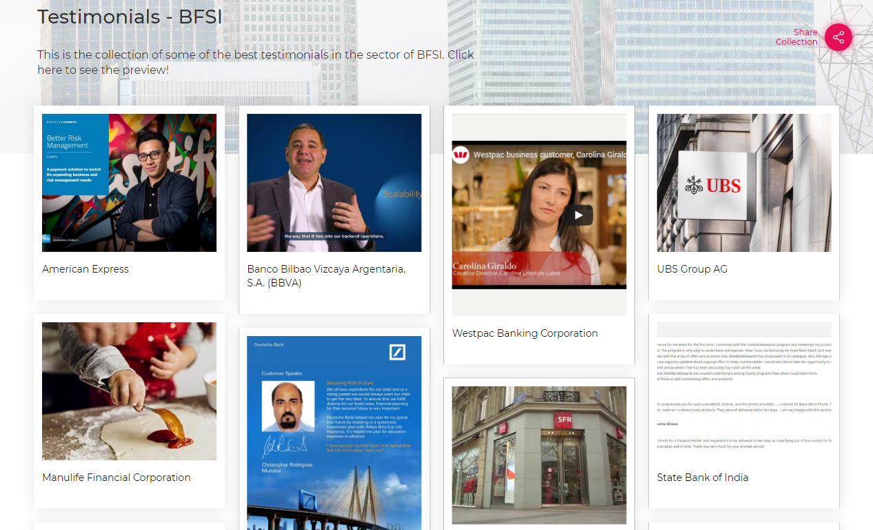 Testimonials-BFSI Sector