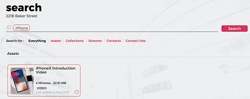 Users can obtain video analytics from a content management system