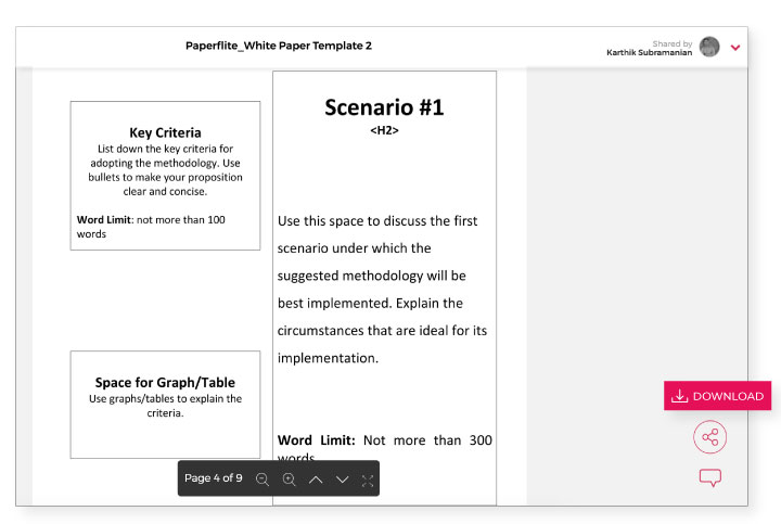 White paper format for download by Paperflite