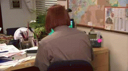 GIF of Dwight from The Office 
