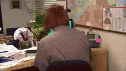 GIF of Dwight from The Office