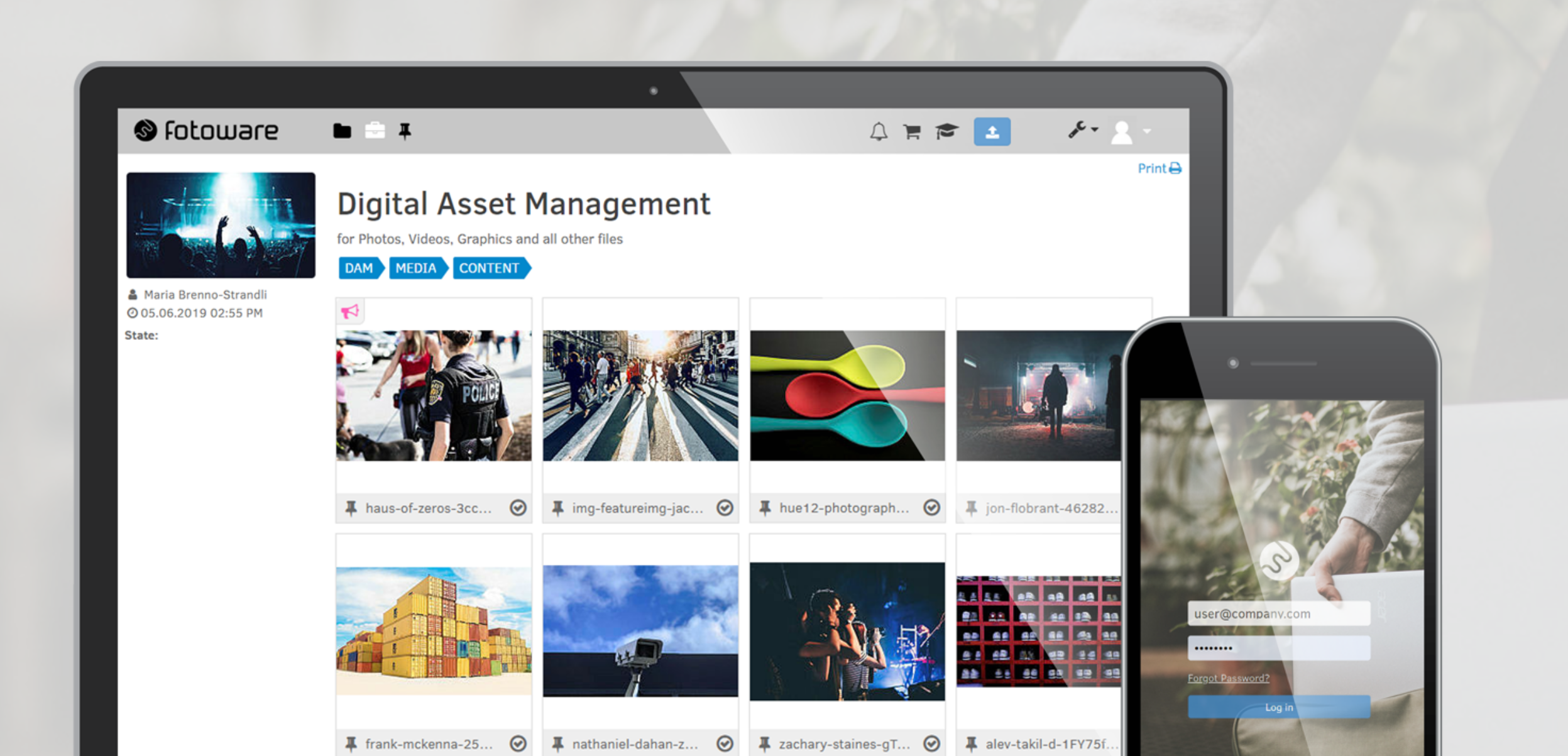 Image of Fotoware from the Fotoware website