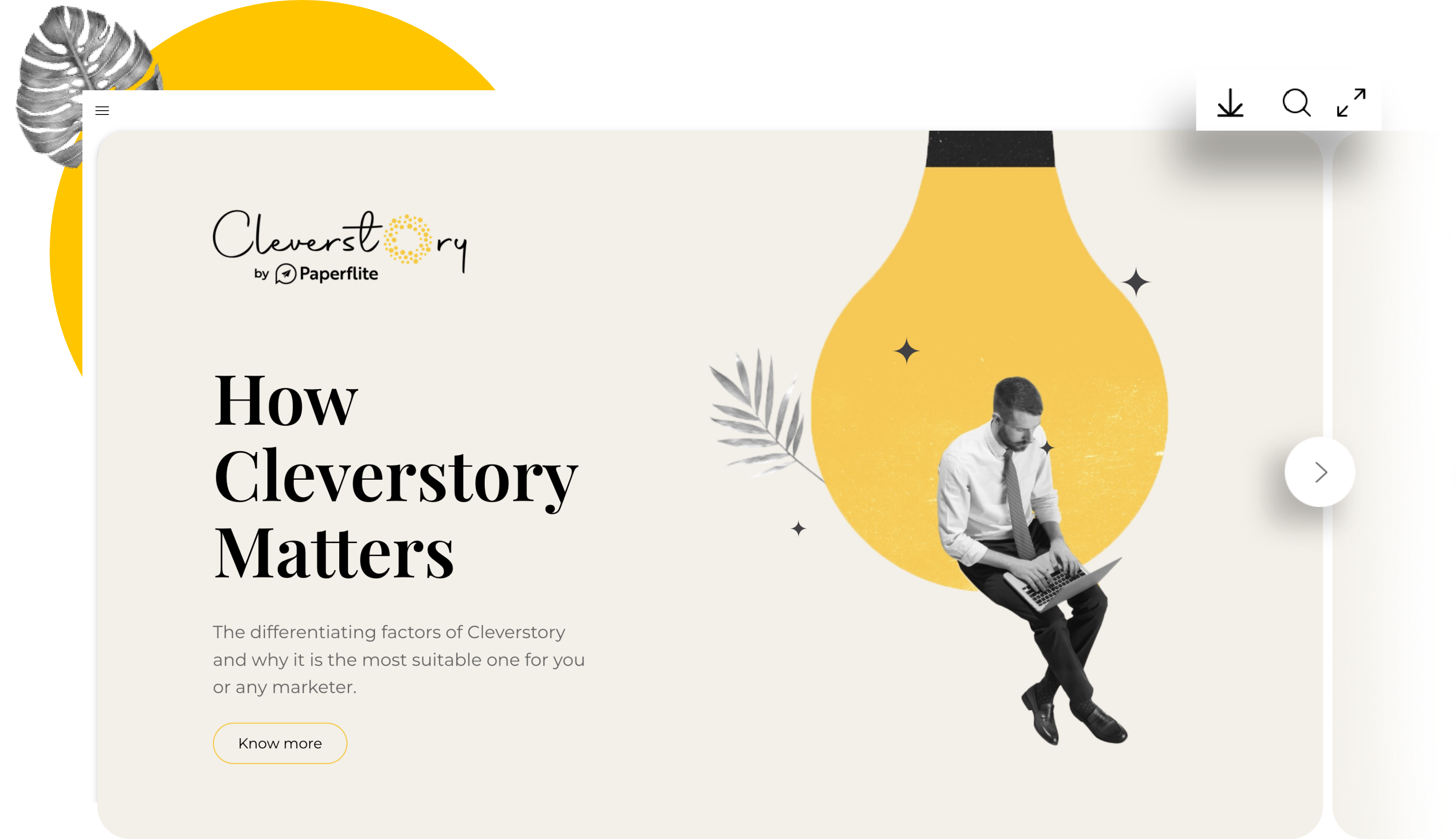 Interactive content - Cleverstory guide