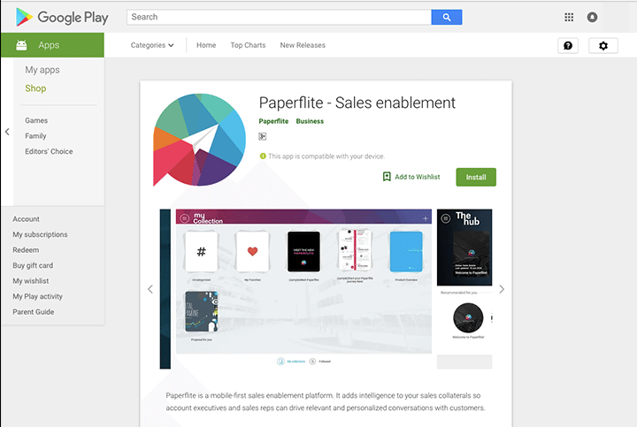 Paperflite is now available on Android now. You can now access and showcase content while on the field, on portable devices, even offline!